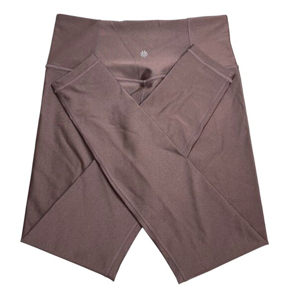 Athleta Ultra High Rise Elation Tight Shimmer Brown Color Medium - Picture 4 of 6